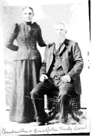 Great Great Great Grandmother & Grandfather Presley Tuel