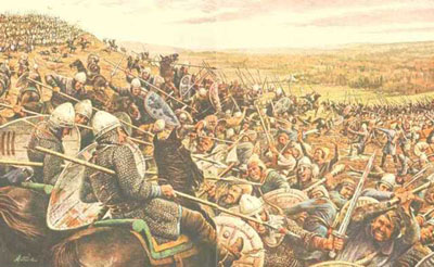 Battle of Hastings in 1066 AD